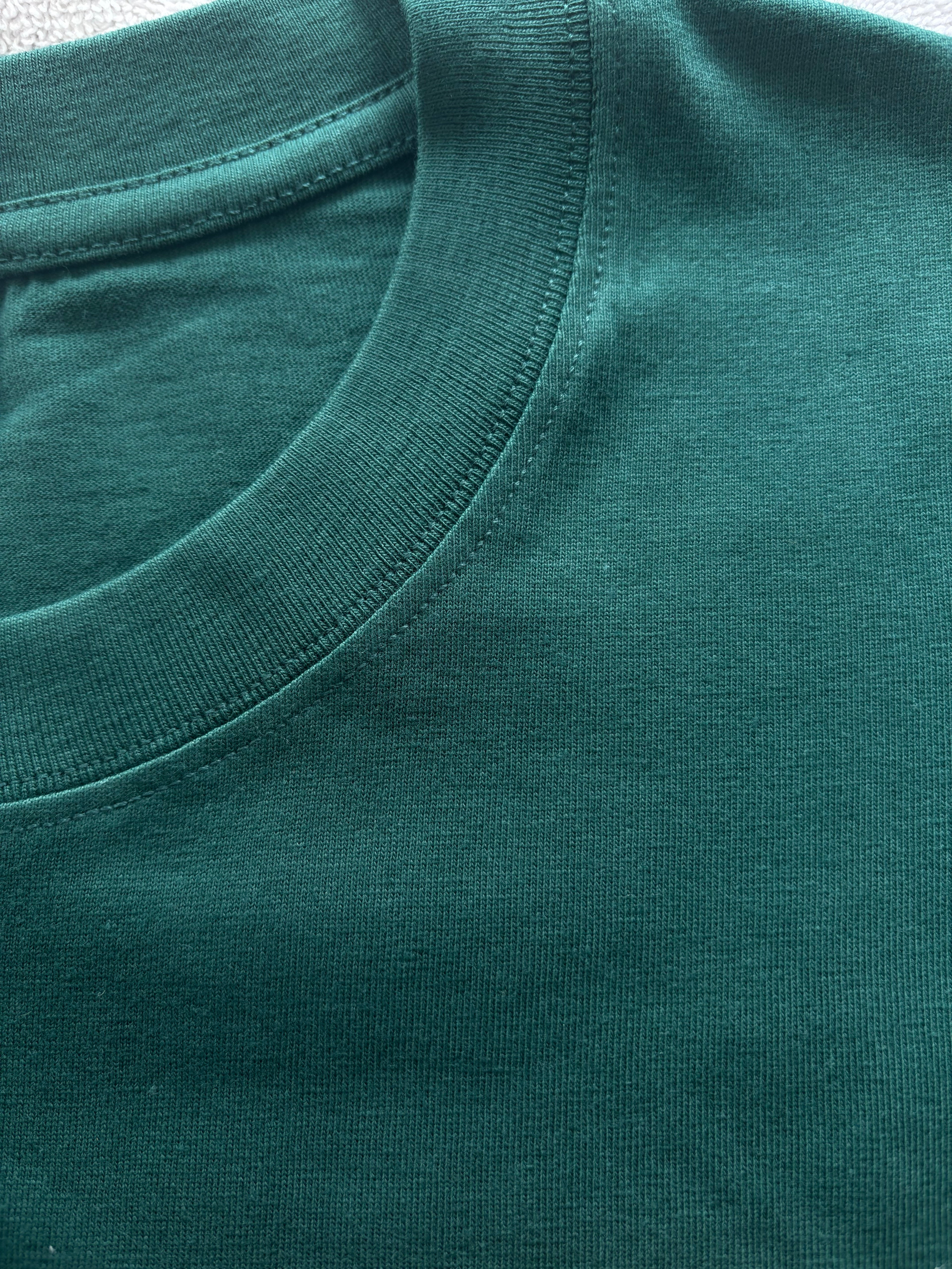 Polo Oversize Verde – 100% Algodón 200g