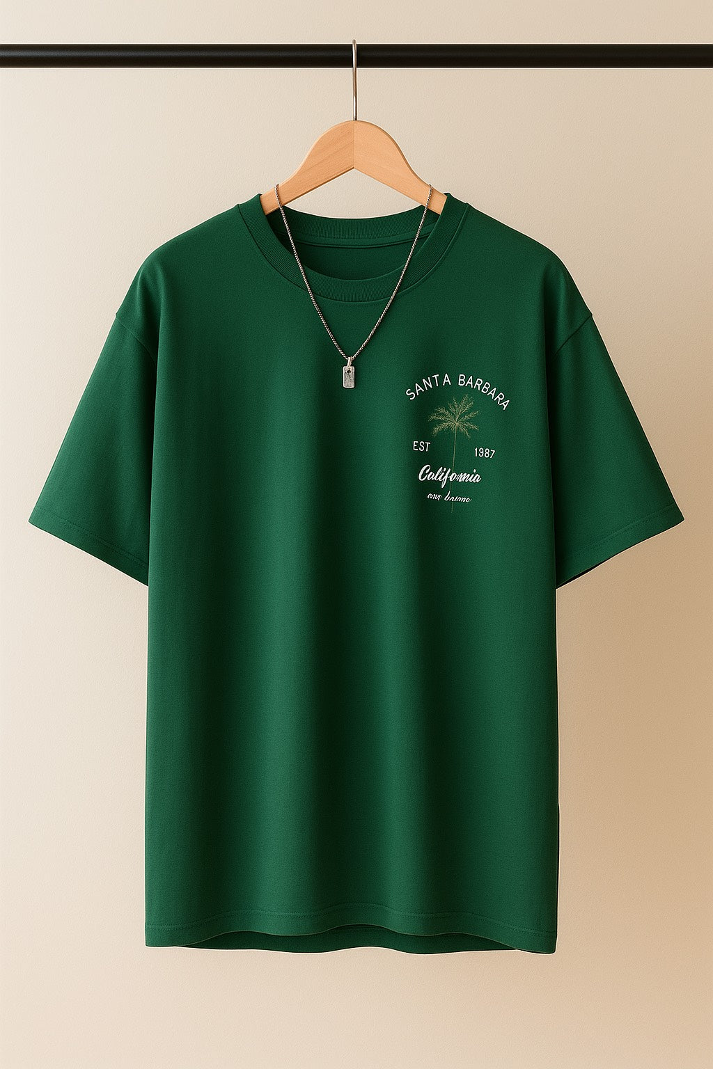 Polo Oversize Verde – 100% Algodón 200g