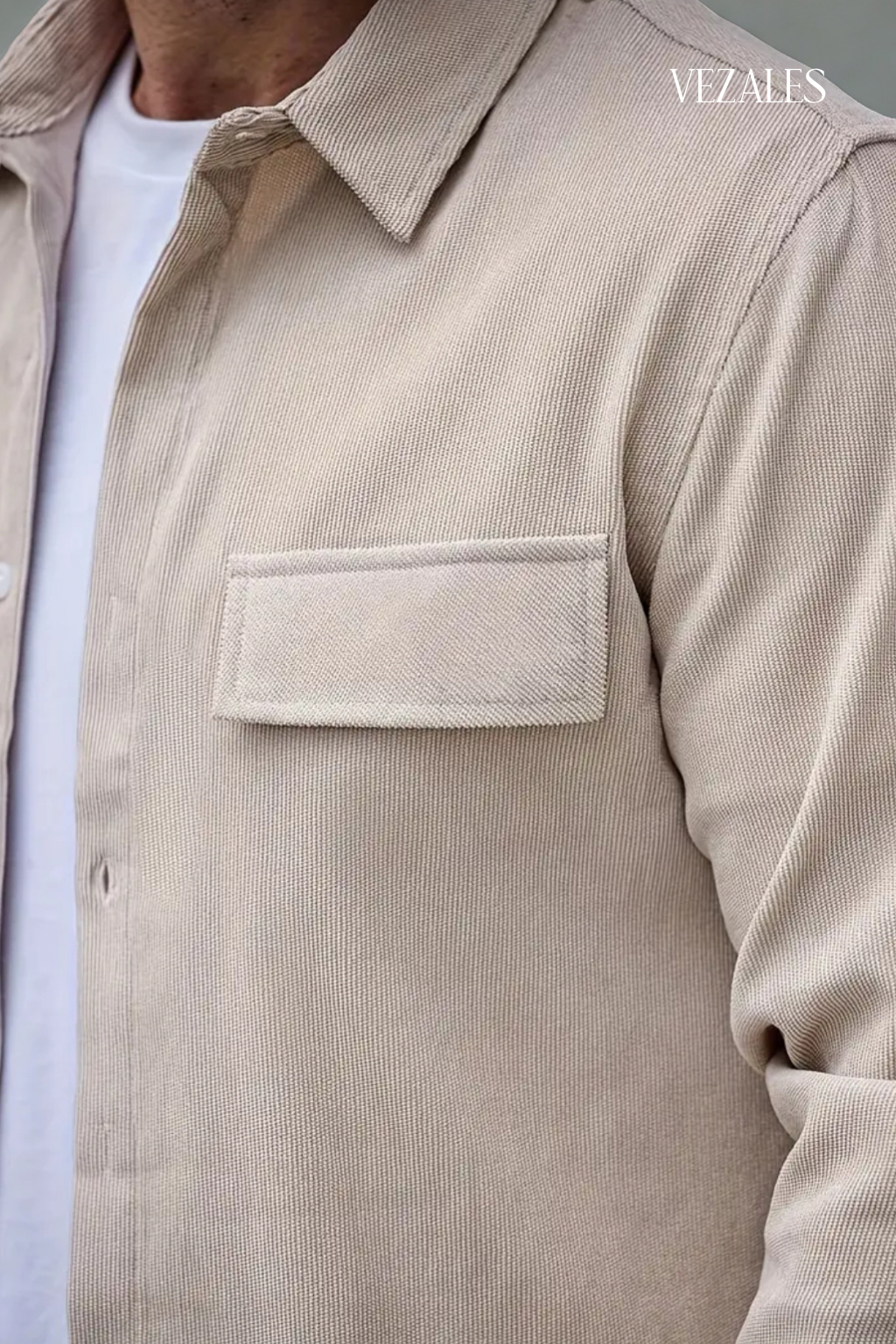 Sobrecamisa Santorini beige