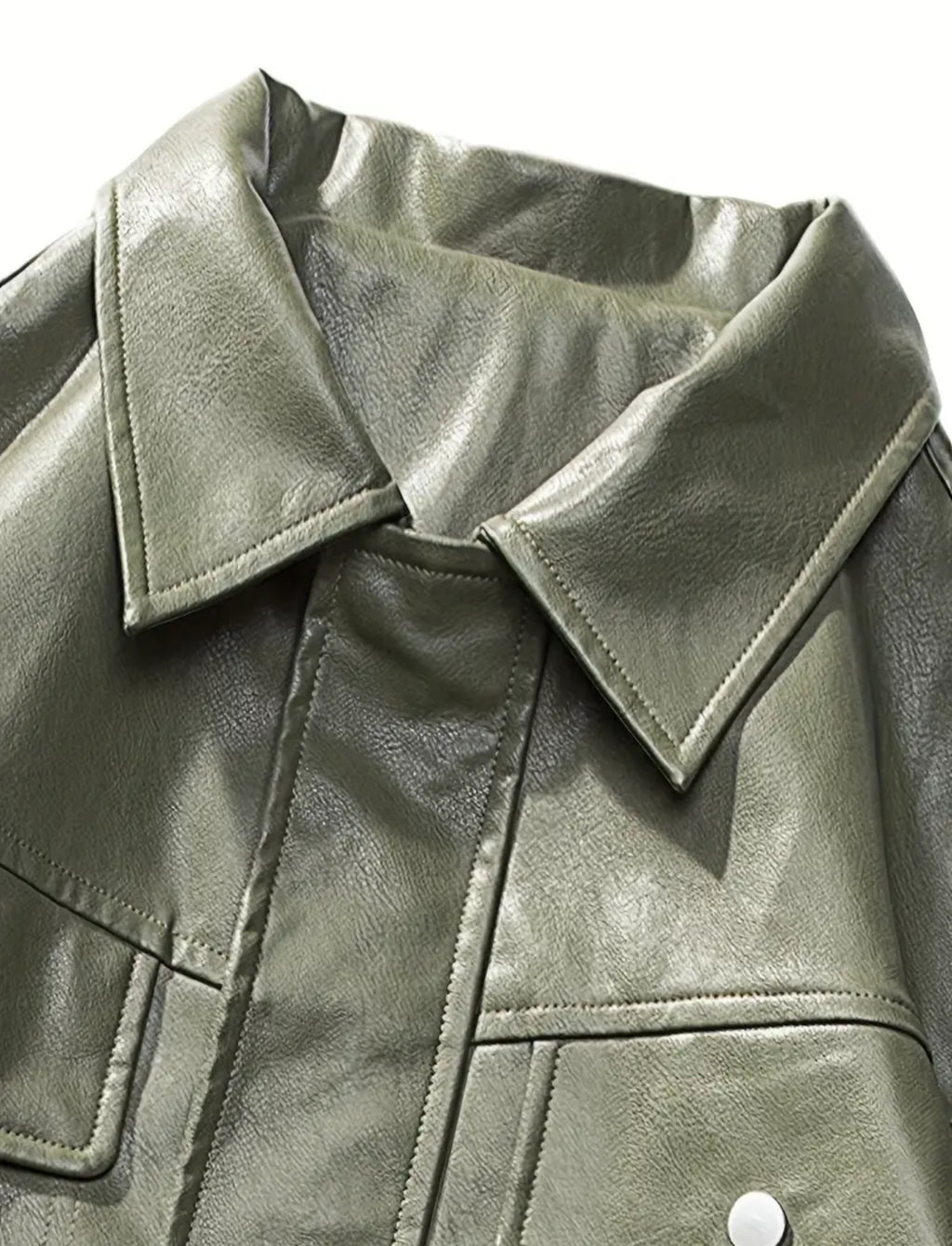 Casaca Verde Oliva – Estilo Urbano Casual