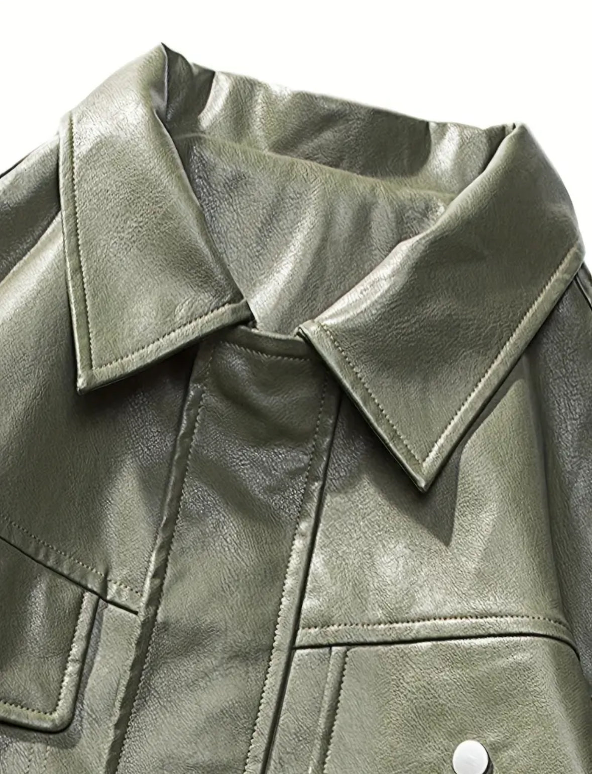 Casaca Verde Oliva – Estilo Urbano Casual