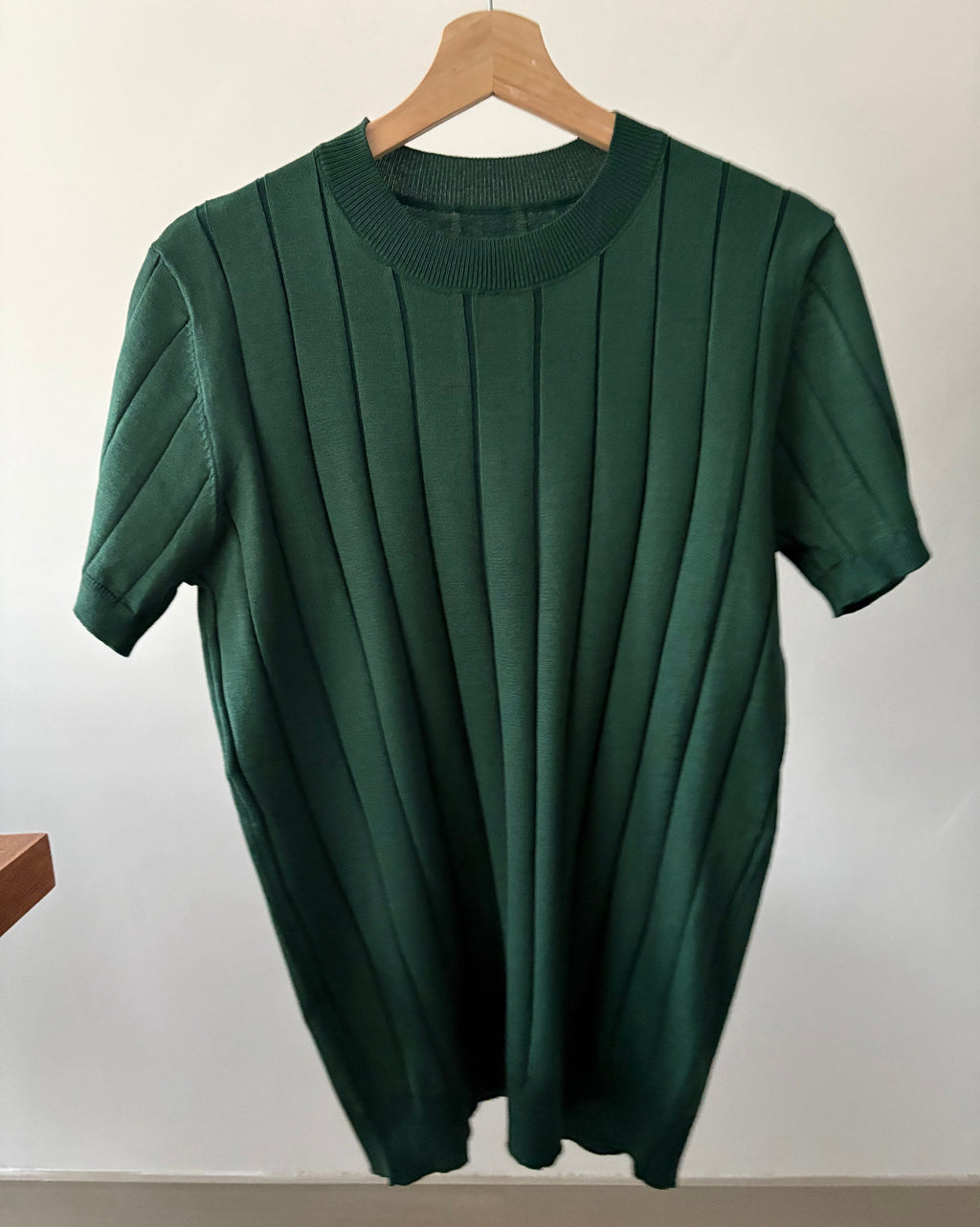 Jersey Verde de Punto – Casual & Moderno