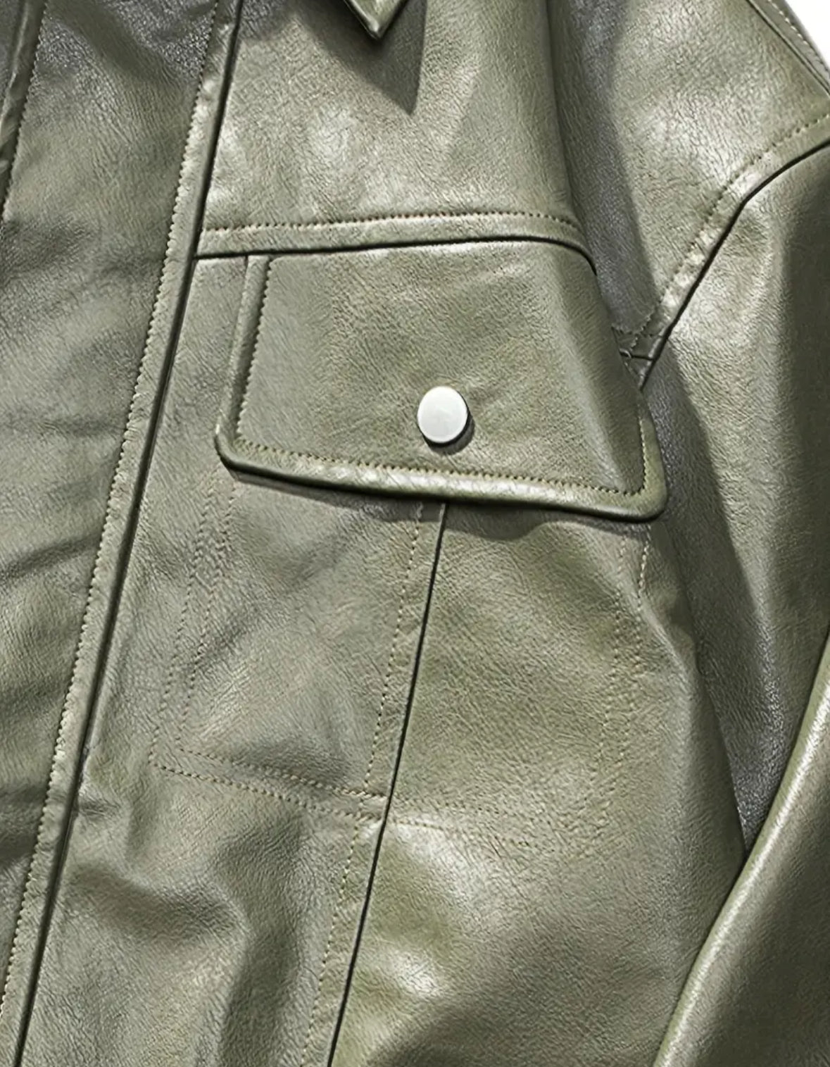 Casaca Verde Oliva – Estilo Urbano Casual