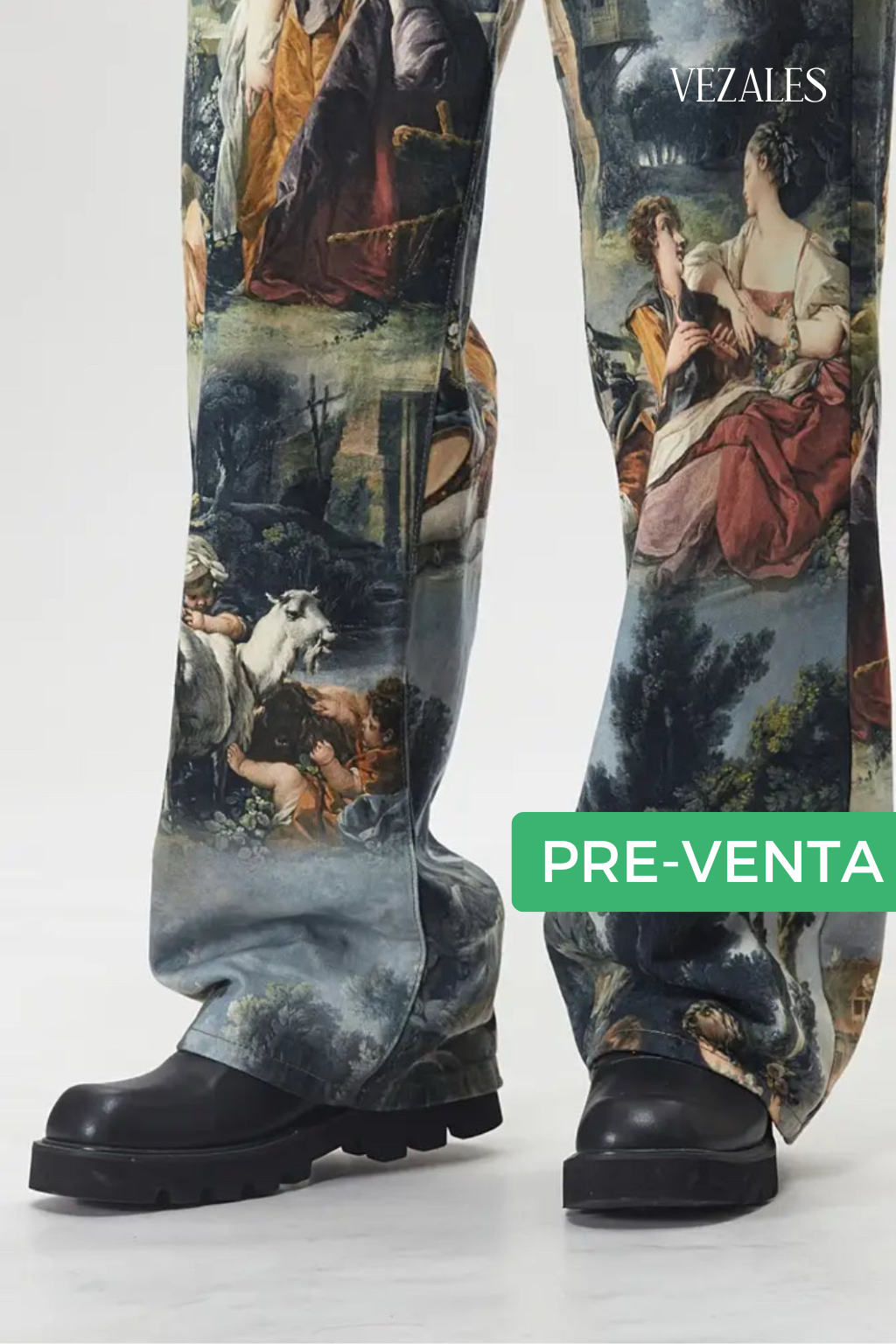 Pre-venta Pantalón wide leg artístico