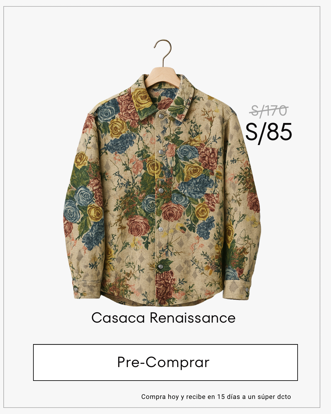 Preventa Casaca Renaissance