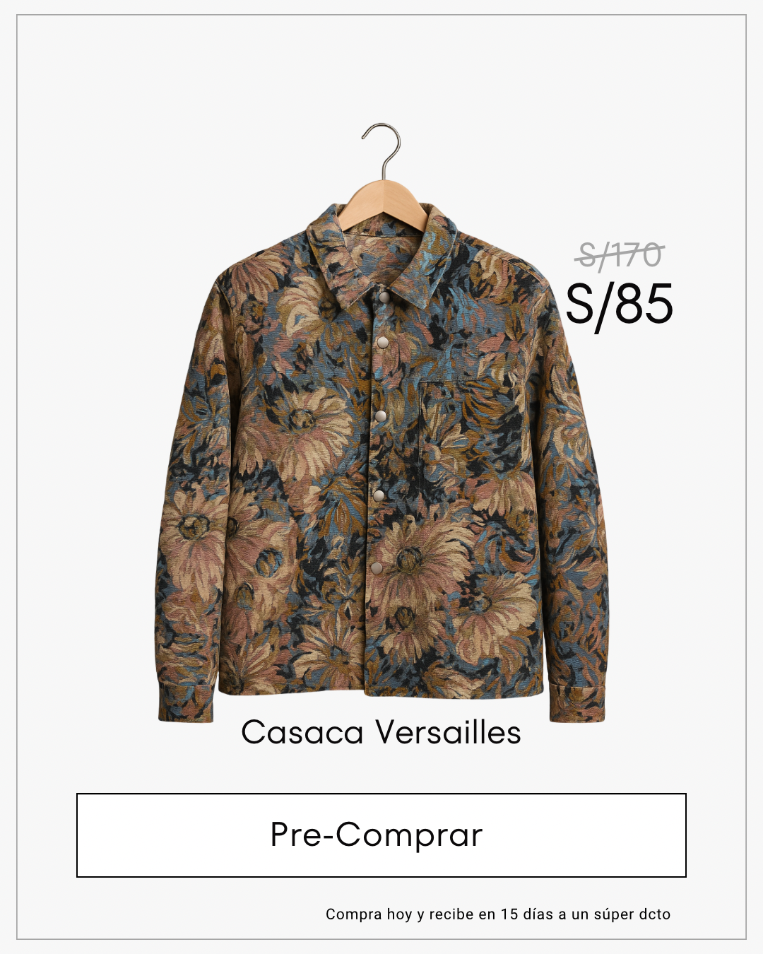 Preventa Casaca Vesailles