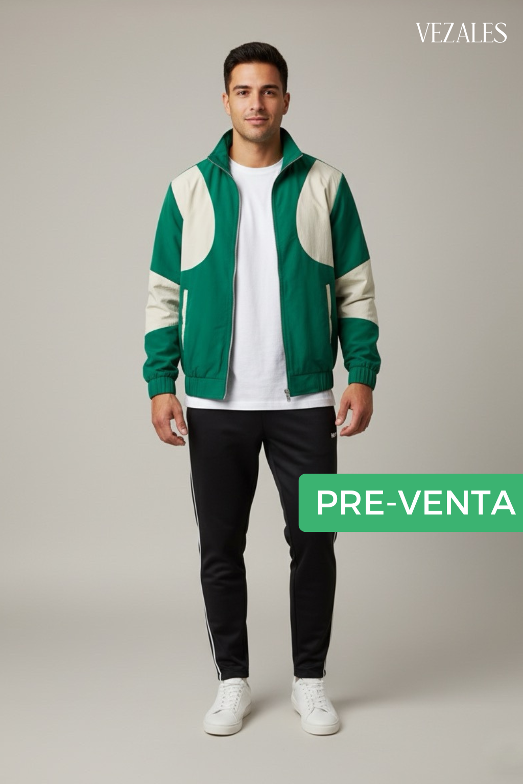 Casaca retro American green