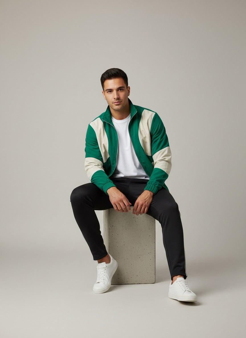 Casaca retro American green