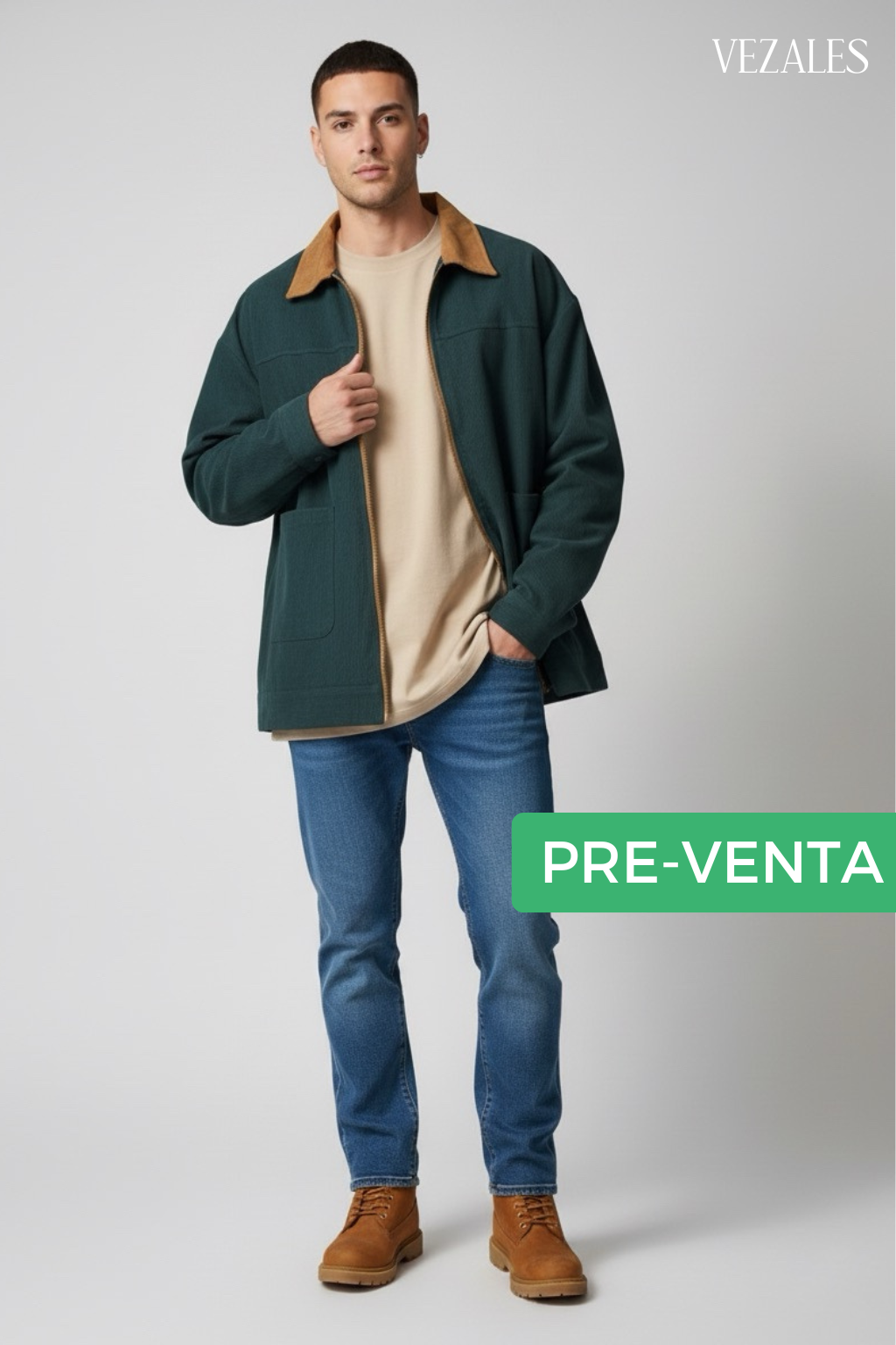 Casaca Mónaco Verde Bosque