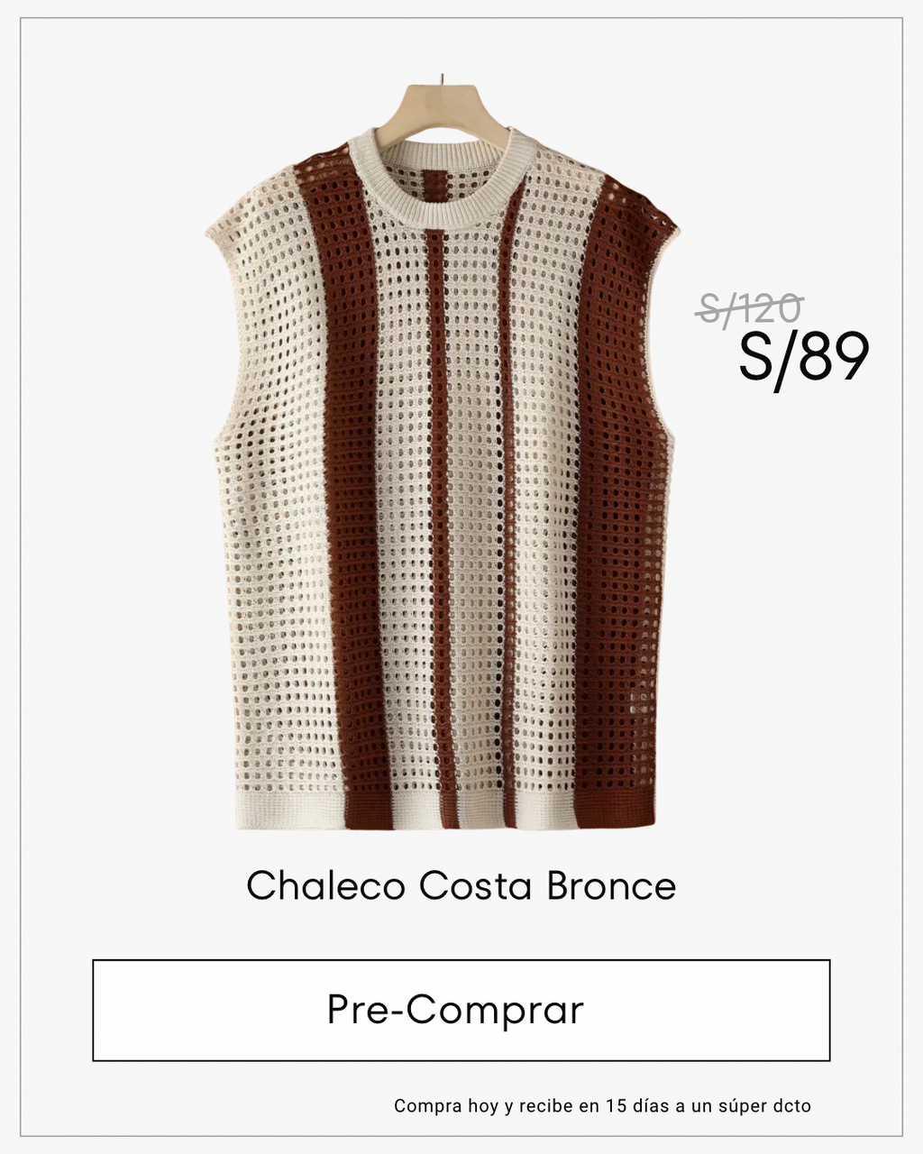 Chaleco Costa Bronce