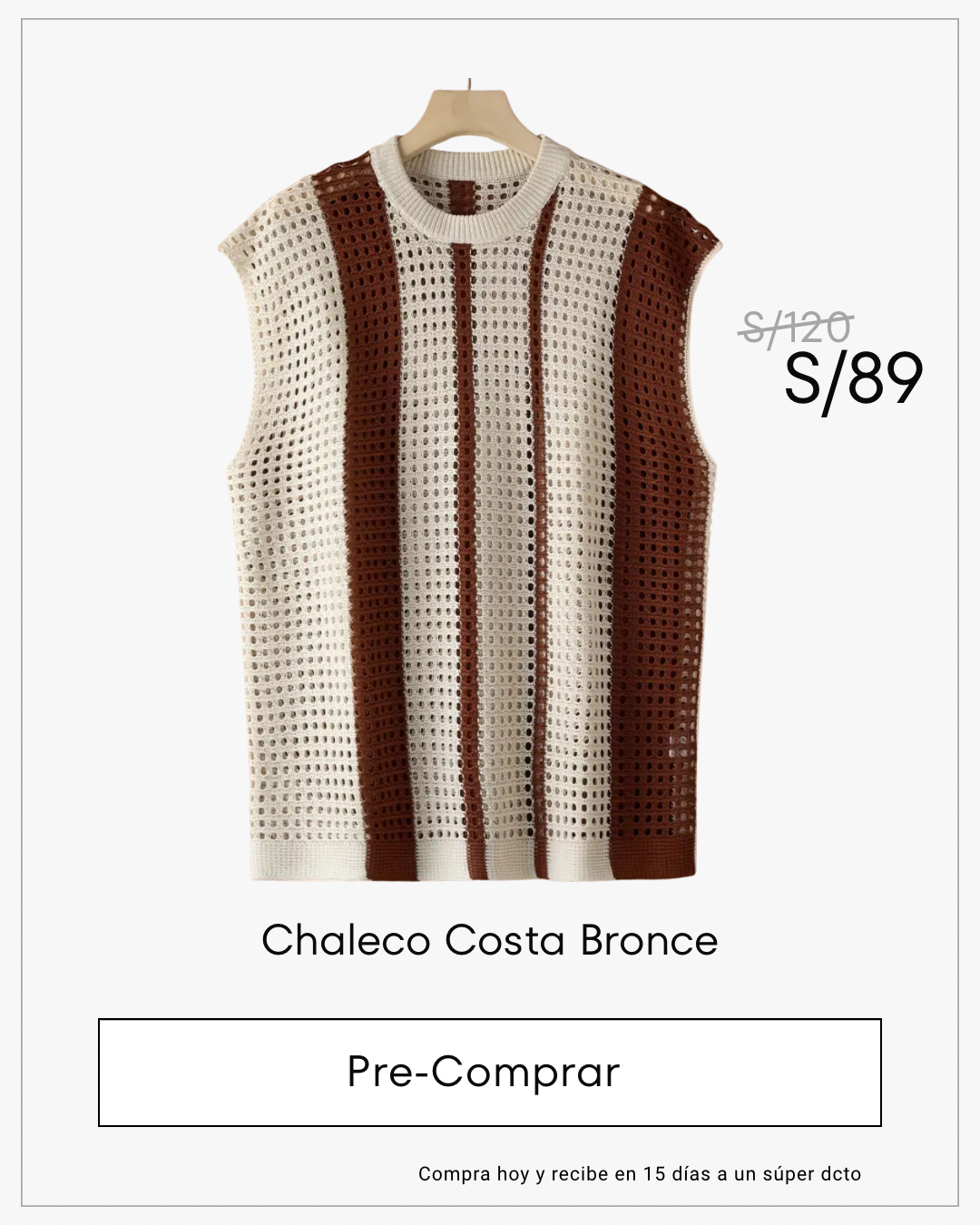 Chaleco Costa Bronce