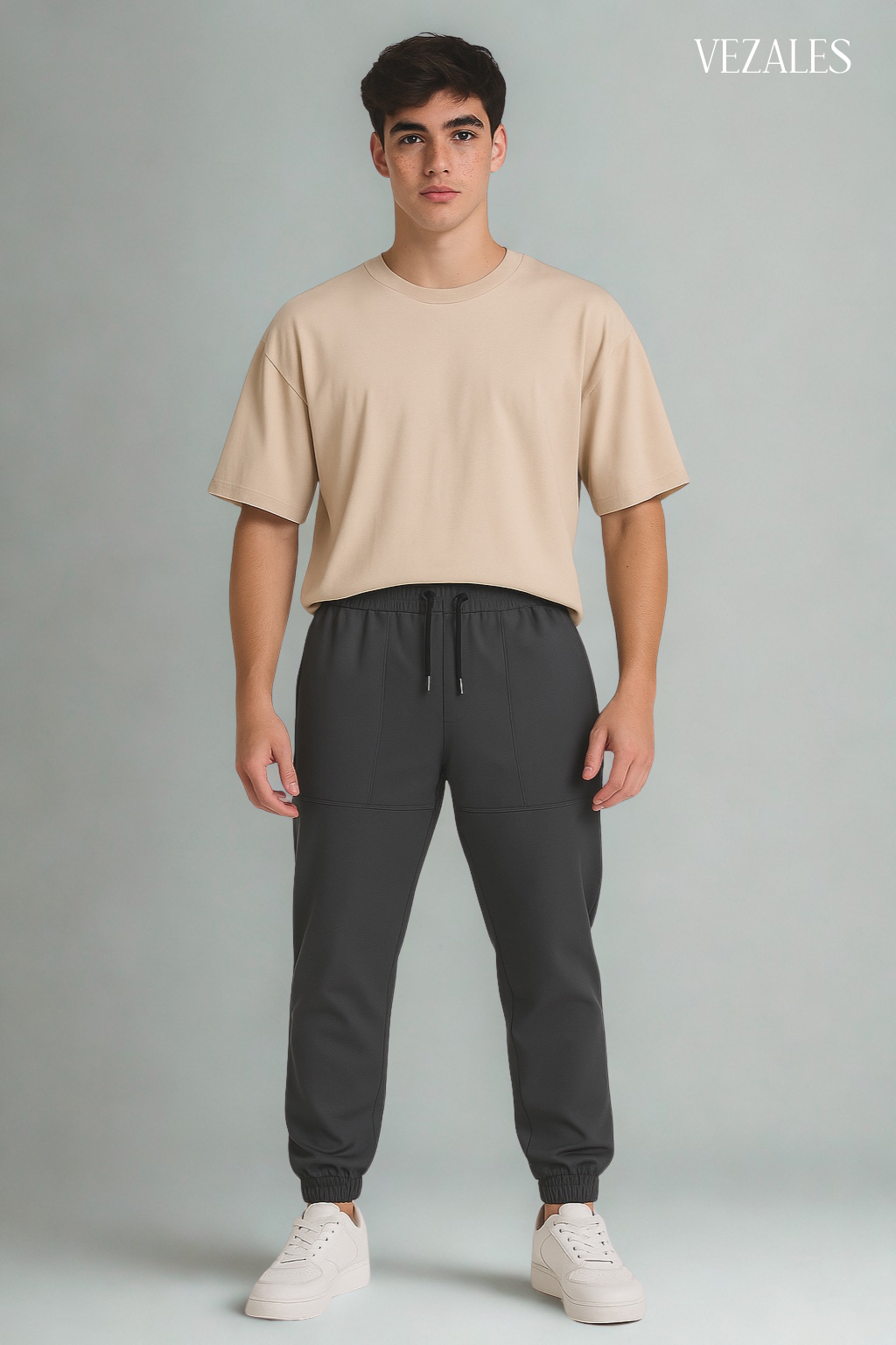 Jogger Casual Gris – Comodidad para Todo el Día