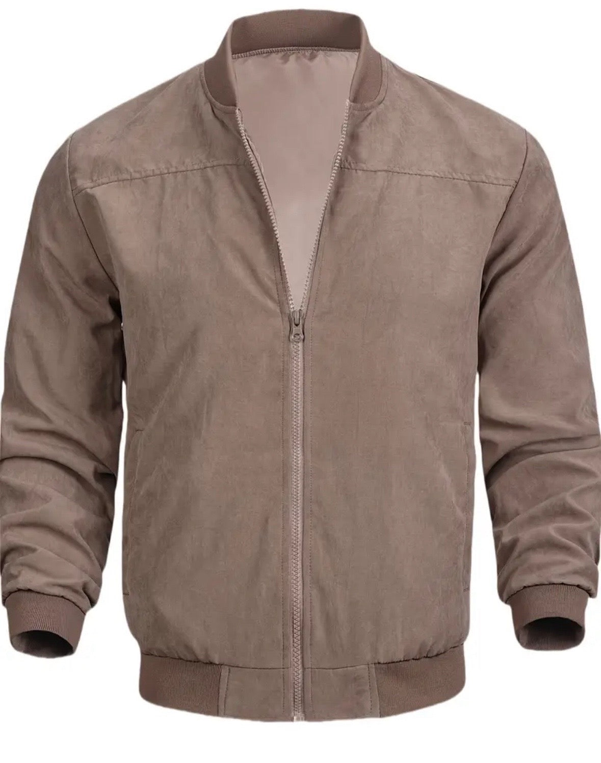 Casaca Bomber Camel  Casual Hombre – Estilo Urbano
