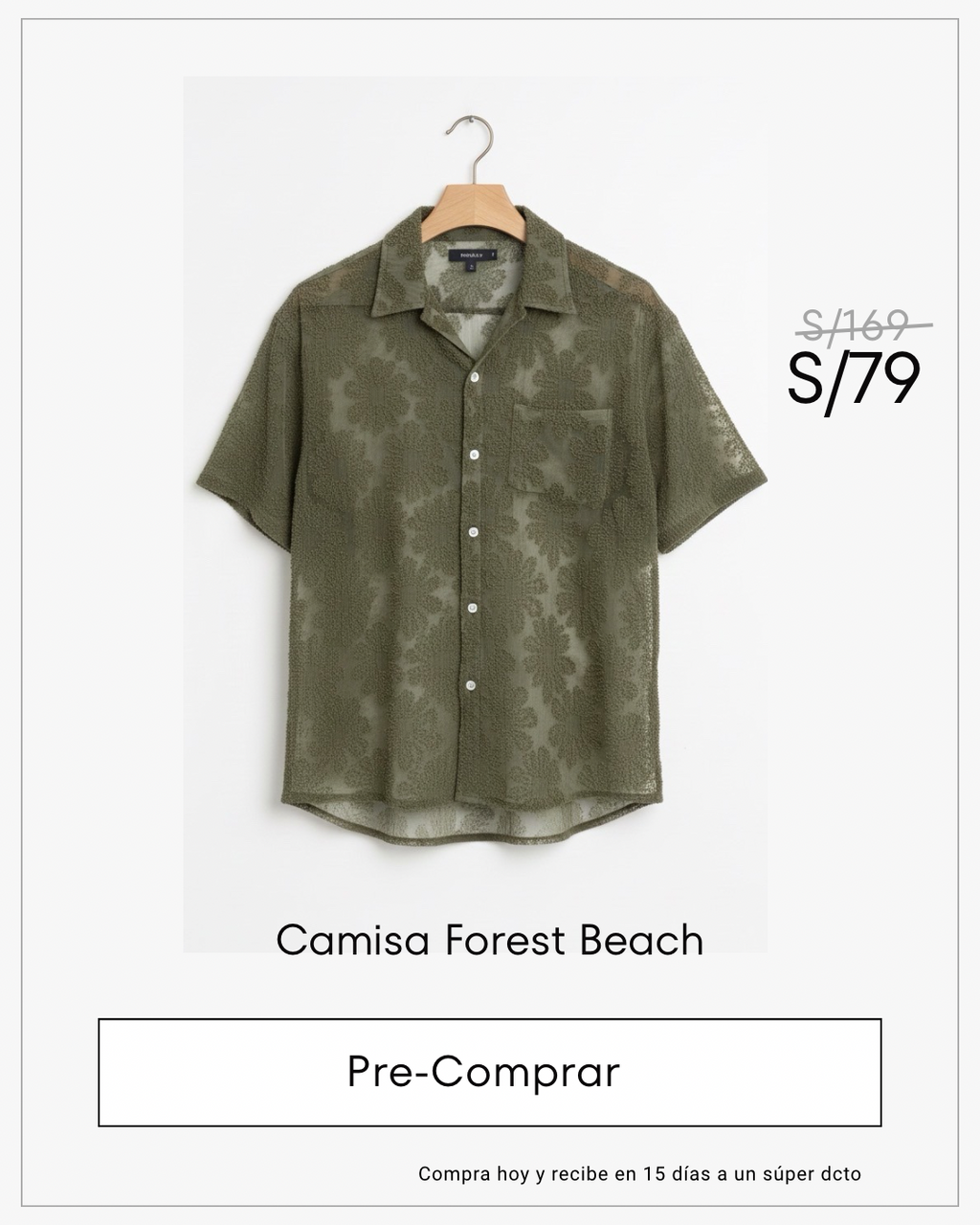 Camisa Forest Beach (Entrega 15 días hab)