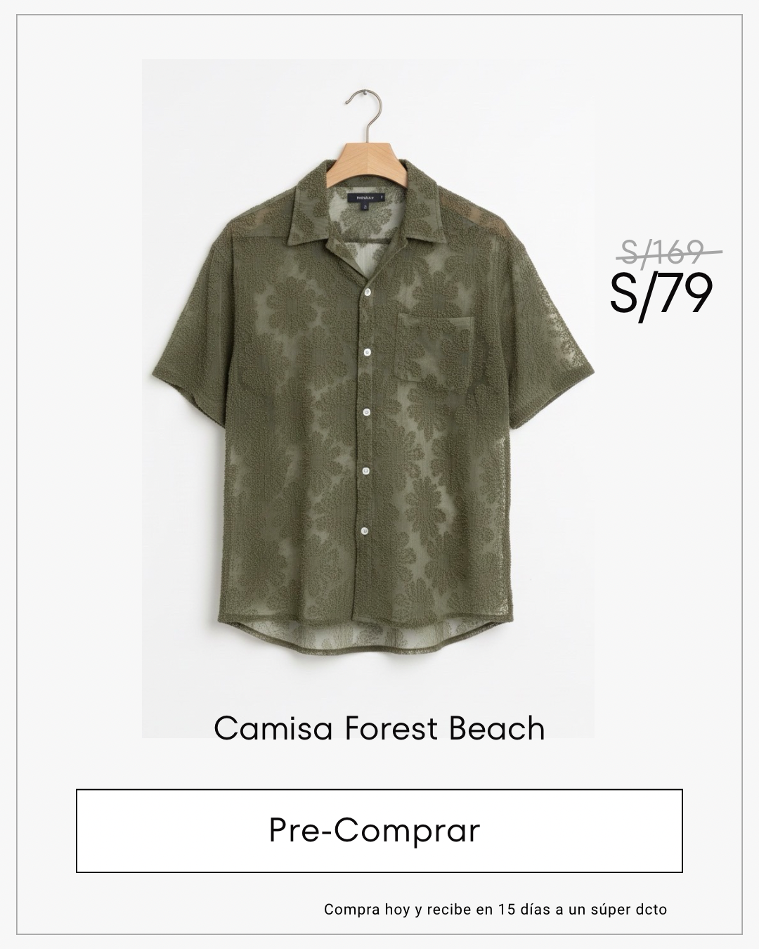 Camisa Forest Beach (Entrega 15 días hab)