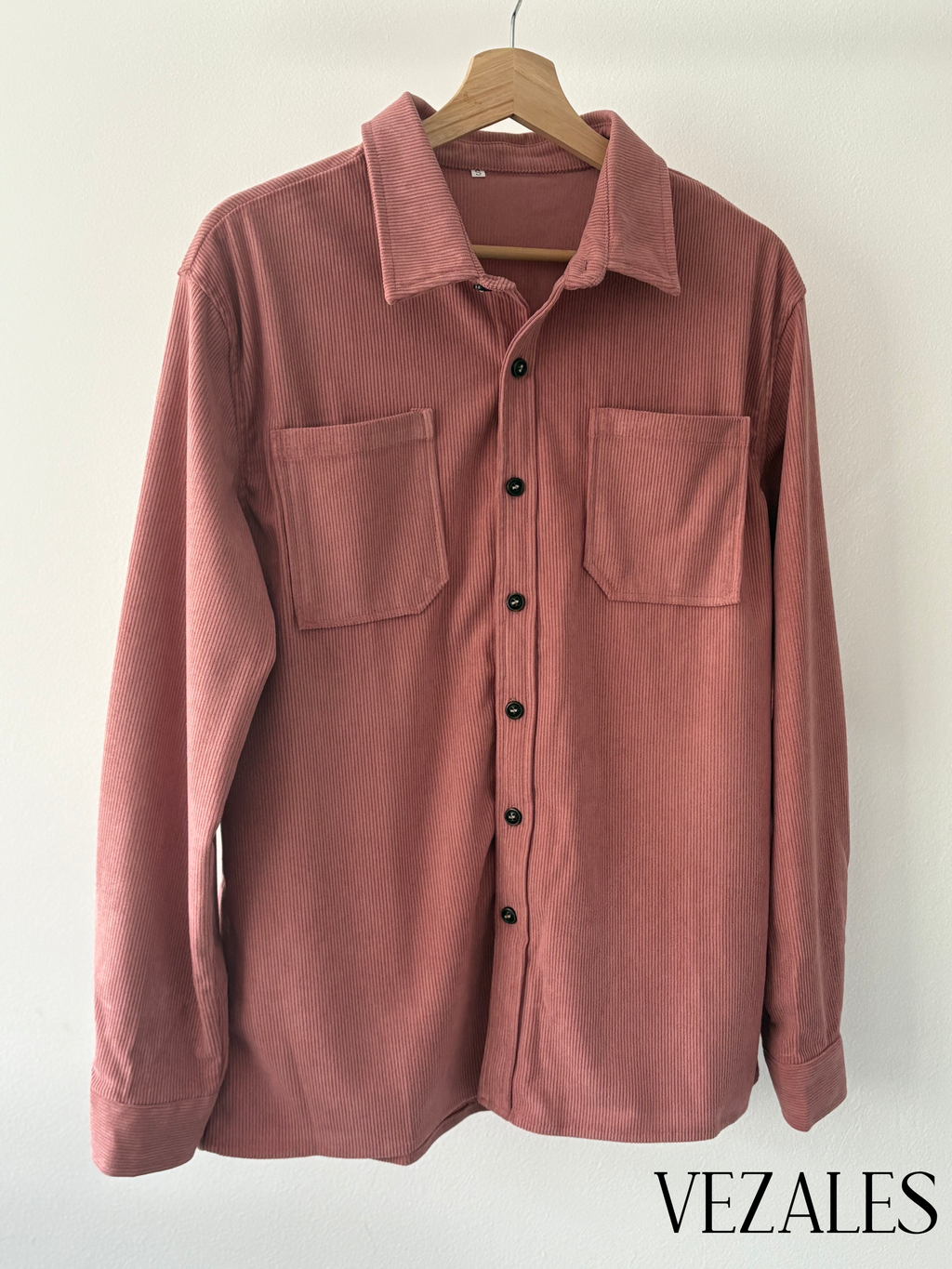 Camisa tipo denim Terracota Rosada