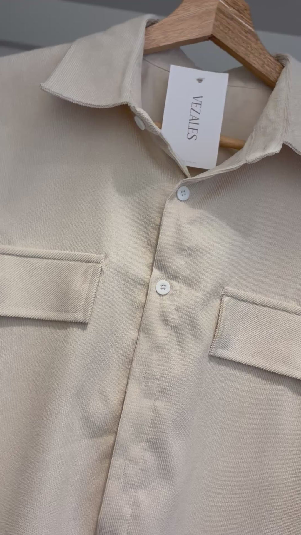 Sobrecamisa Santorini beige